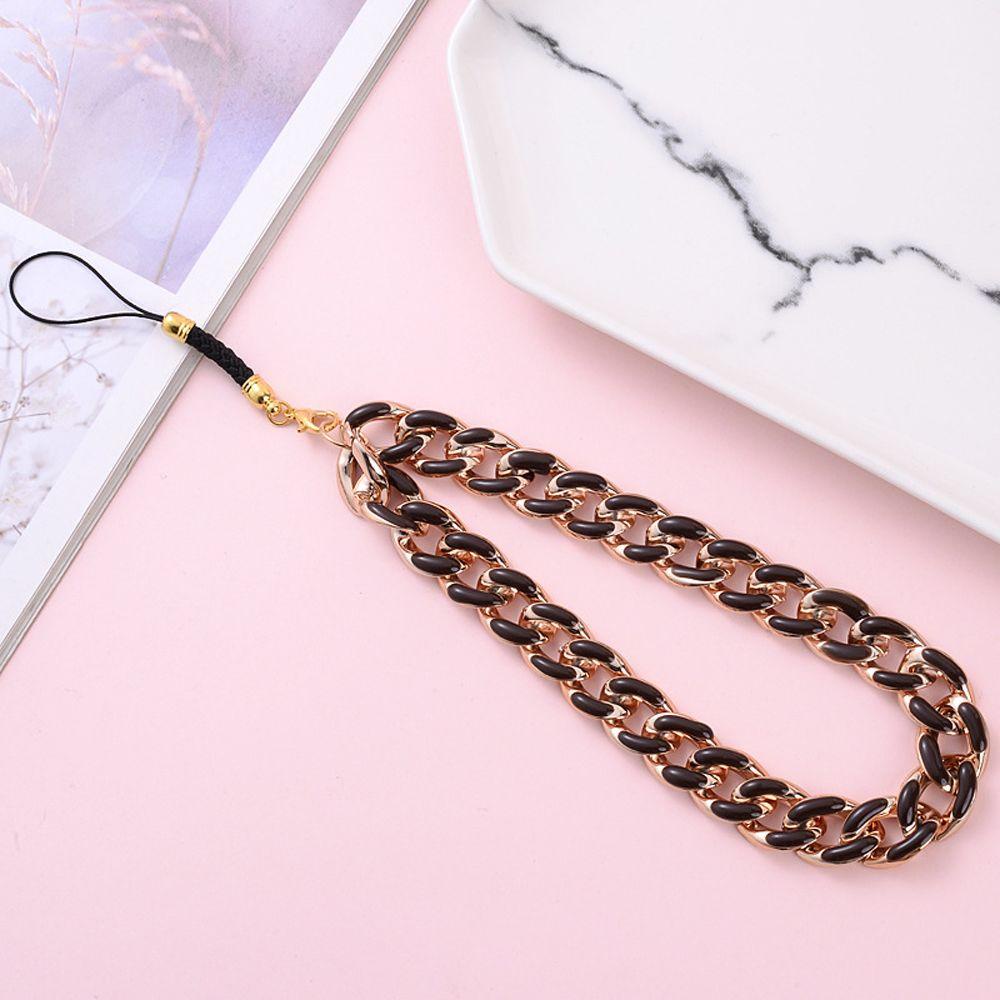 QUINTON Cincin Gesper Ponsel Lanyard Untuk Ponsel Case Hadiah Untuk Wanita Aksesoris Perhiasan Gantung Kabel Gelang Pesona Dekorasi Ponsel Lanyard