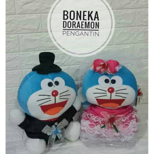 Boneka Doraemon Pengantin Boneka Doraemon Wedding