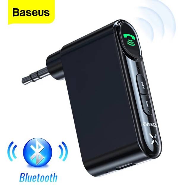 Baseus Car Bluetooth Receiver Aux 3.5MM Wireless Audio Receiver