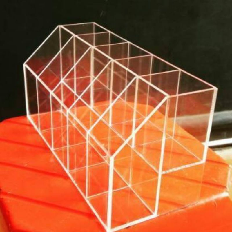 

Tempat Pulpen akrilik / Tempat Pulpen Pensil Acrylic 2 Susun Tempat penyimpanan