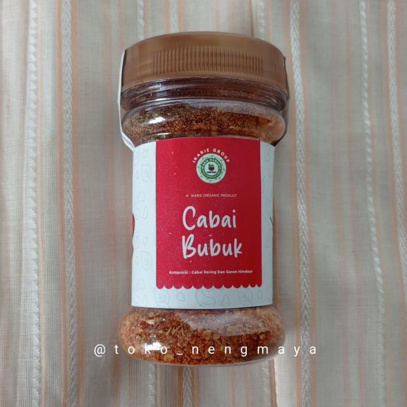 

Cabai Bubuk Ikarie Organic 48 gram EXP 05/26