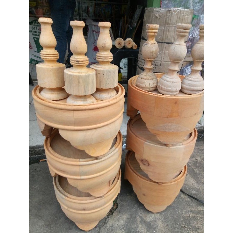 tebok pleci mentahan