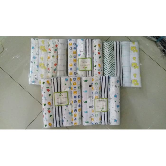 [ PILIH MOTIF] Bedong Bayi Carter isi 4pcs - Kain Bedong Bayi Carter's - Selimut Bedong Bayi