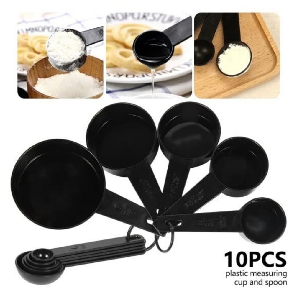 Sendok Takar Timbang Ukur Berat Cup Measuring Spoon 10 Pcs 111153