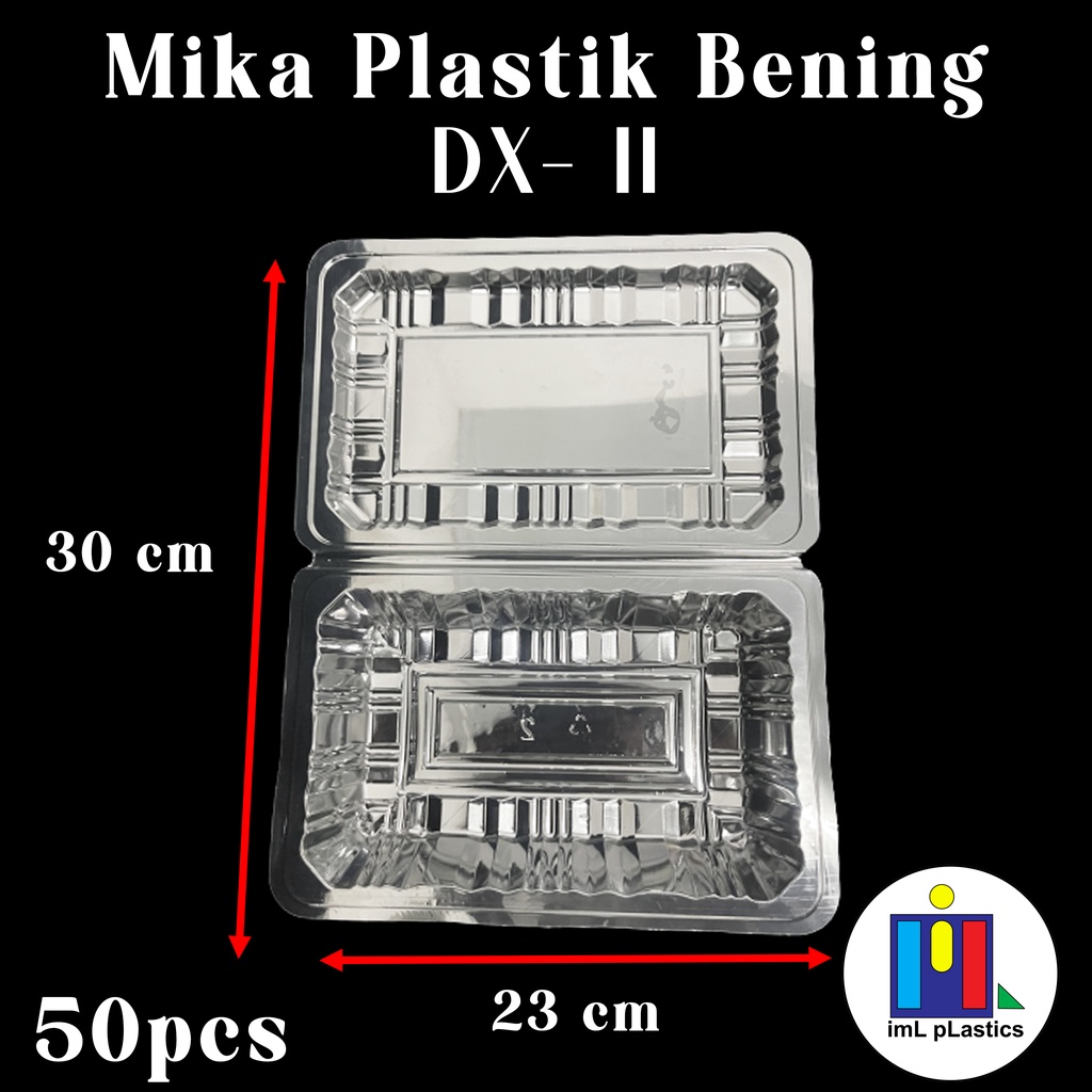 MIKA DX-II - MIKA untuk tempat makanan dan kue bolu isi 50 pcs