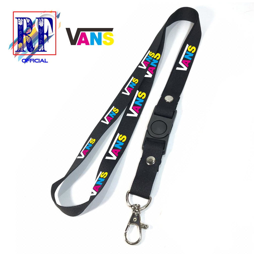 

TALI LANYARD VANS PREMIUM distro GANTUNGAN KUNCI/GANTUNGAN ID CARD/GANTUNGAN POD Best seller COD
