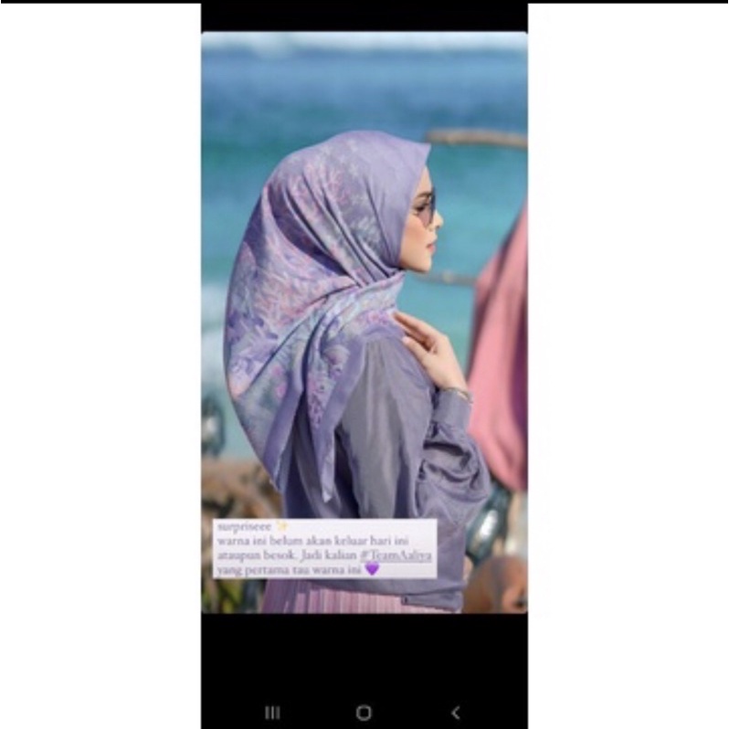 Buttonscarves x Disney LAVENDER bundling w/ Faya Shirt Benang jarum