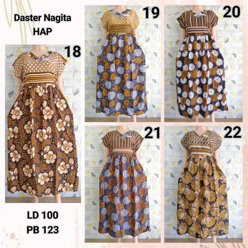 DASTER NAGITA COKLAT HAP DASTER MODERN DASTER ADEM