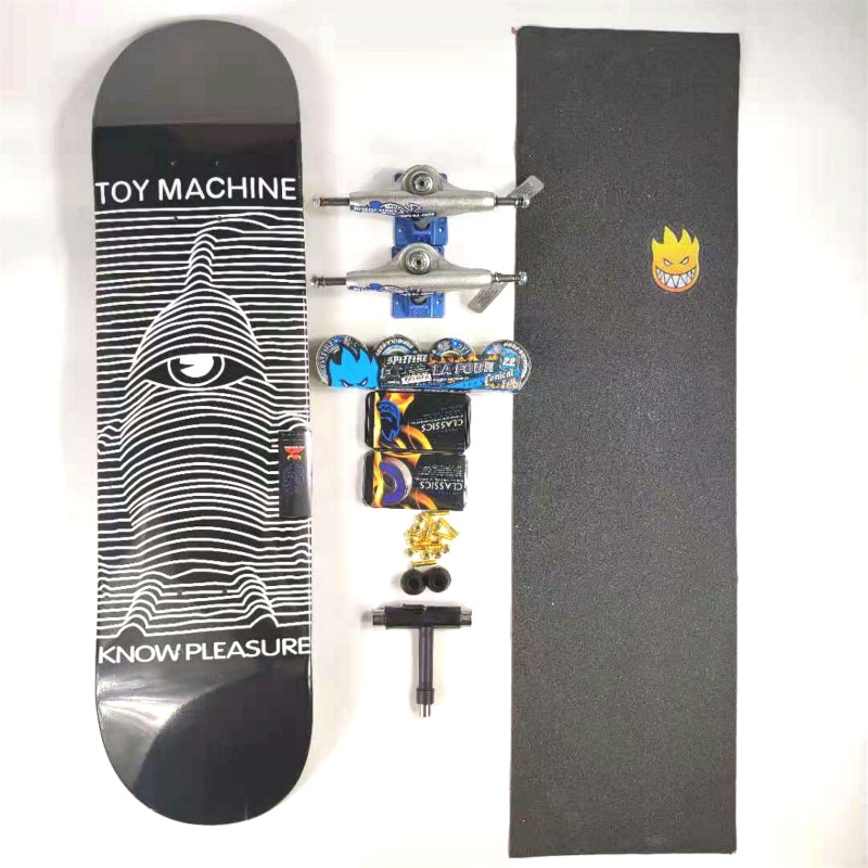 Toymachine Skateboard Profesional 7 Lapis Bahan Maple 7.5 / 7.75 / 7.875 / 8.0 / 8.125 / 8.3 75 / 8.5