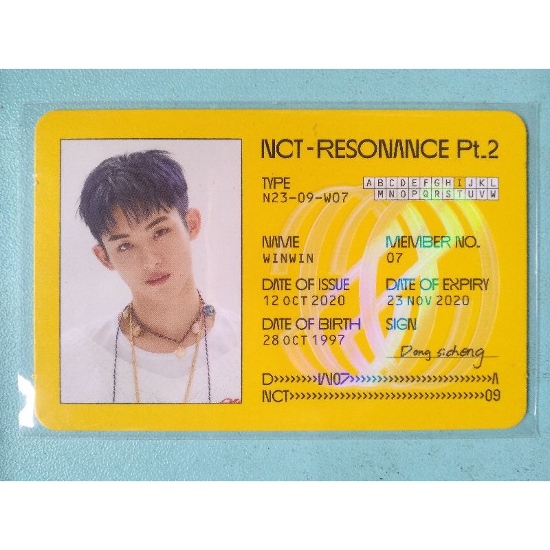 ID CARD WINWIN DEPATURE/PC WINWIN