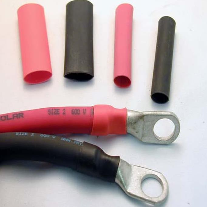 heatshrink, hetsring, kabel bakar, selongsong bakar eceran warna hitam