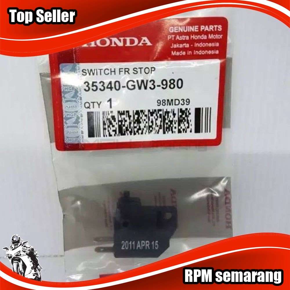 SWITCH REM DEPAN HONDA SUPRA X - Tiger - CB 150r - Verza - Mega pro new - BEAT - Scoopy - KARISMA - 