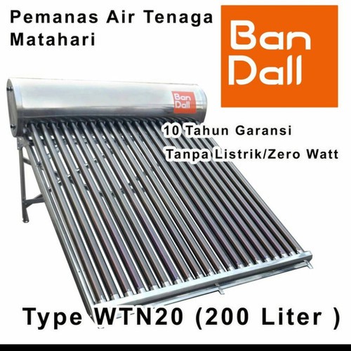 Water Heater Bandal 200Liter / Bandal WTN 20 Pemanas Air Tenaga Matahari