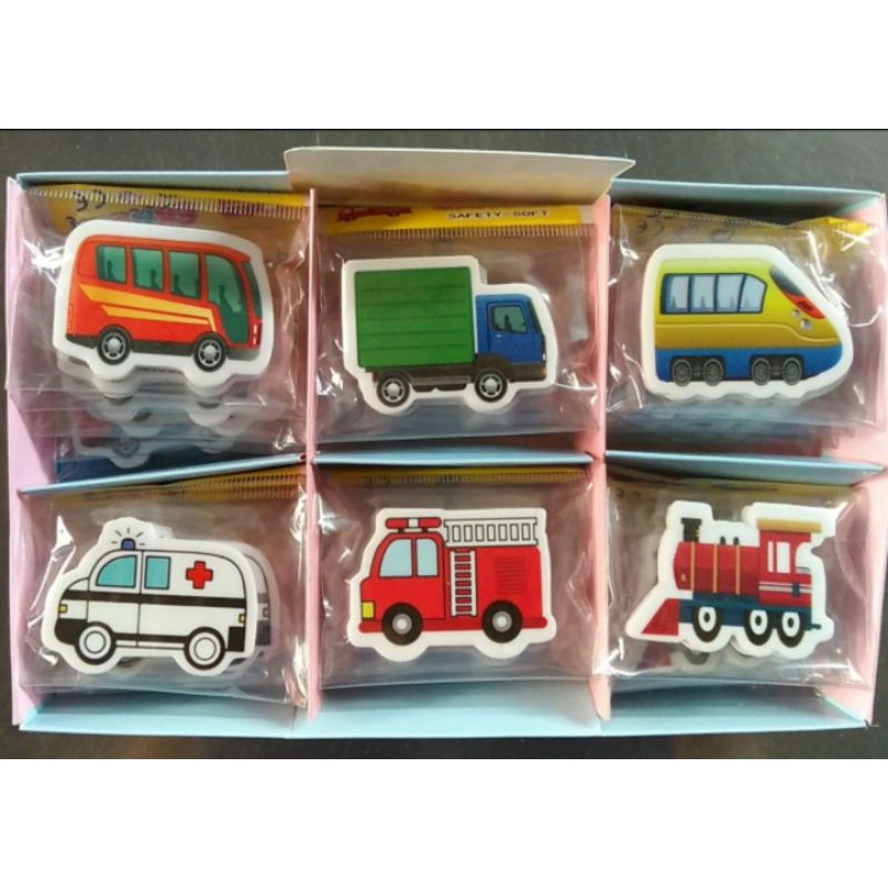 (6pc) hapusan anak lucu BTS BT 21/PENGHAPUS DINO/STIP-4