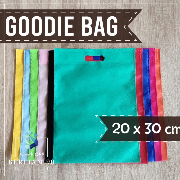 

PROMO Tas Souvenir Spundbond 20 x 30 cm Goodiebag 20x30 cm Tas Kain Polos - Kuning