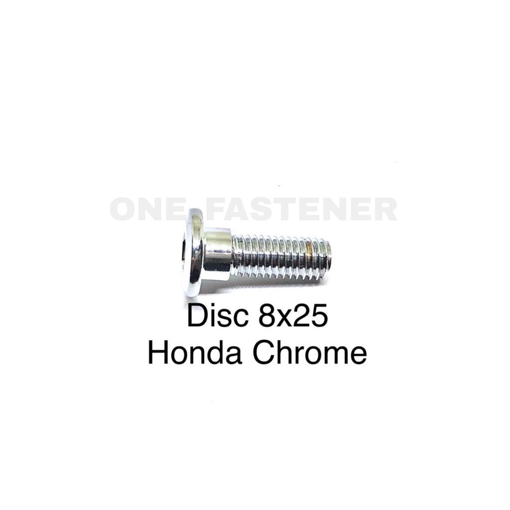 BAUT Disc CAKRAM piringan HONDA M8x25 CHROME 8X25 bebek karisma revo