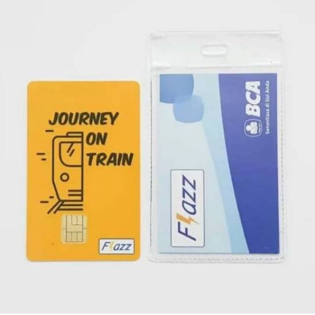 Flazz BCA Sign - Journey On Train ORI /Like eTOLL eMONEY Tapcash or Brizzi