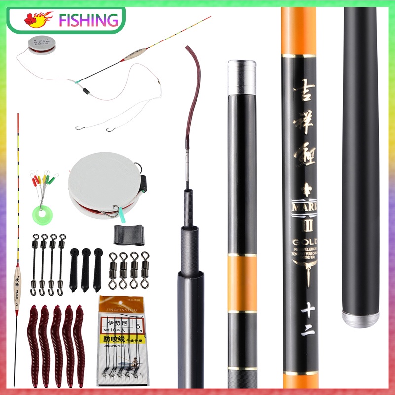 3.6M/4.5/5.4M Pancing Joran Pancing Nyaman Dan Tahan Lama Pancing Karbon Untuk Memancing Di Luar Ruangan