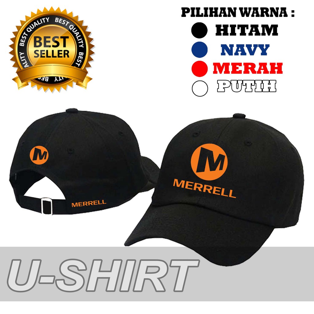 BERKUALITAS  Topi Baseball MERRELL MURAH TERBARU PRIA&WANITA DISTRO U-SHIRT