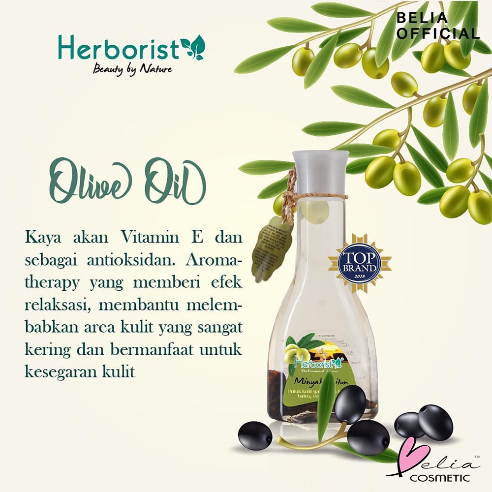 ❤ BELIA ❤ Herborist Minyak Zaitun Series | 75ml | 150ml | Olive Oil | Minyak Zaitun | Herboris