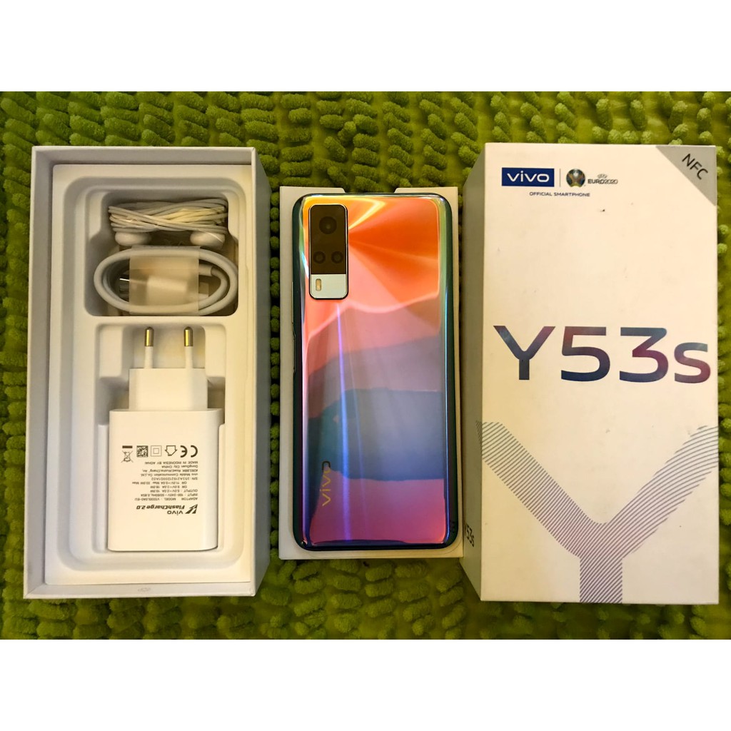 Vivo Y53s 8/128 GB - Hp Second Bekas fullset