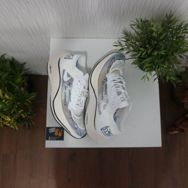 Sepatu Nike Zoom Vaporfly Next Percent BRS White - Premium High Quality