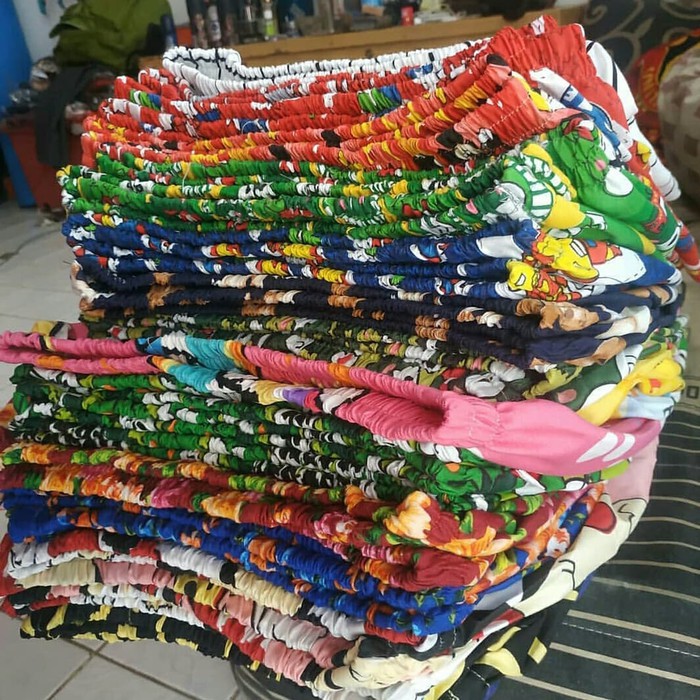 HOTPANTS KATUN WANITA MURAH CELANA KOLOR MOTIF DEWASA CELANA KARAKTER CELANA PENDEK DEWASA JUMBO