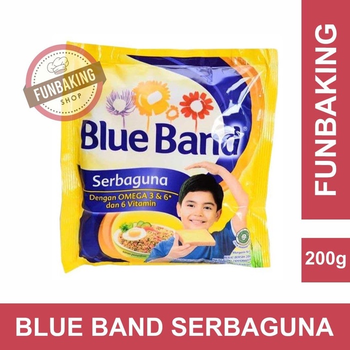 

ds211vz Funbaking - Blue Band Margarin Serbaguna Sachet 200Gr/Mentega Blueband Xa201As