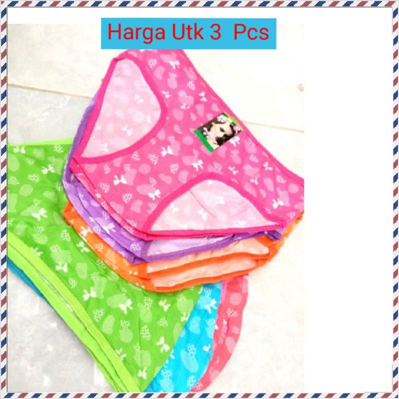 3 Pcs Cd Remaja Motif , Cd Cewek Murah