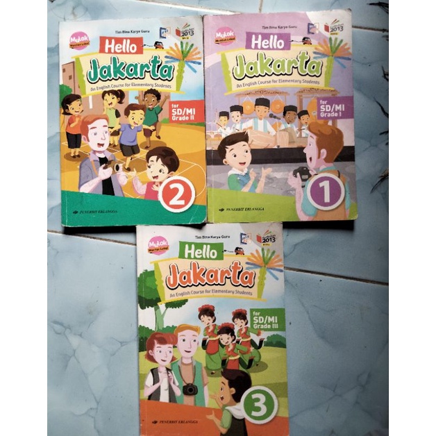 HELLO JAKARTA ERLANGGA SD/MI KELAS 1,2,3 K13 REVISI