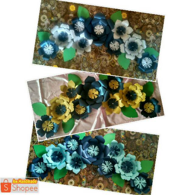 

Paper flower murah Navy series