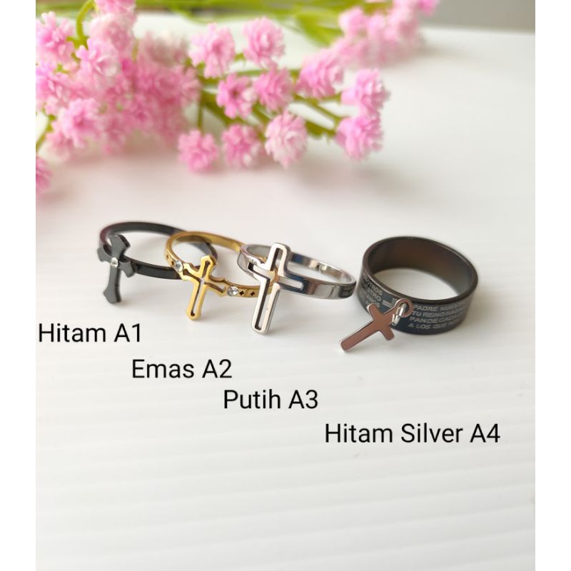 Cincin Salib Cincin Rohani Cincin titanium Import