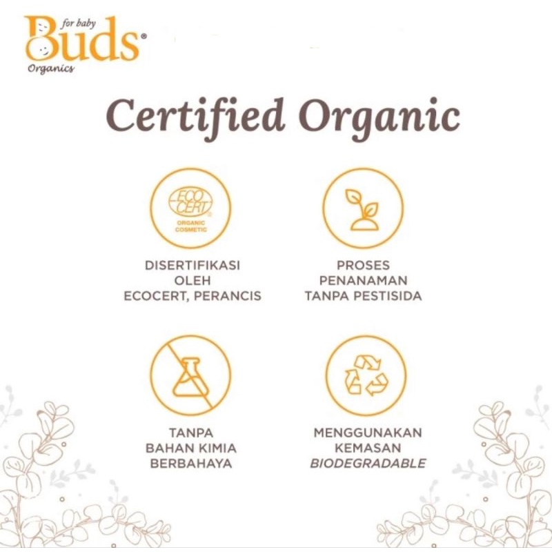 Buds Organics Baby Safe Laundry Detergent 1000 ml - Deterjen Pakaian Organik