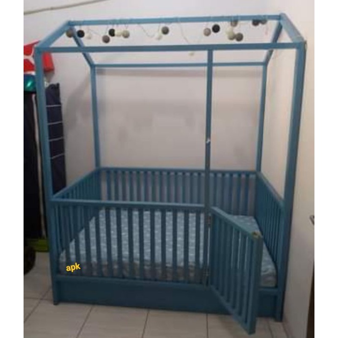 Box Tidur Bayi/Anak PRELOVED lengkap dengan Matrasnya (busa super)