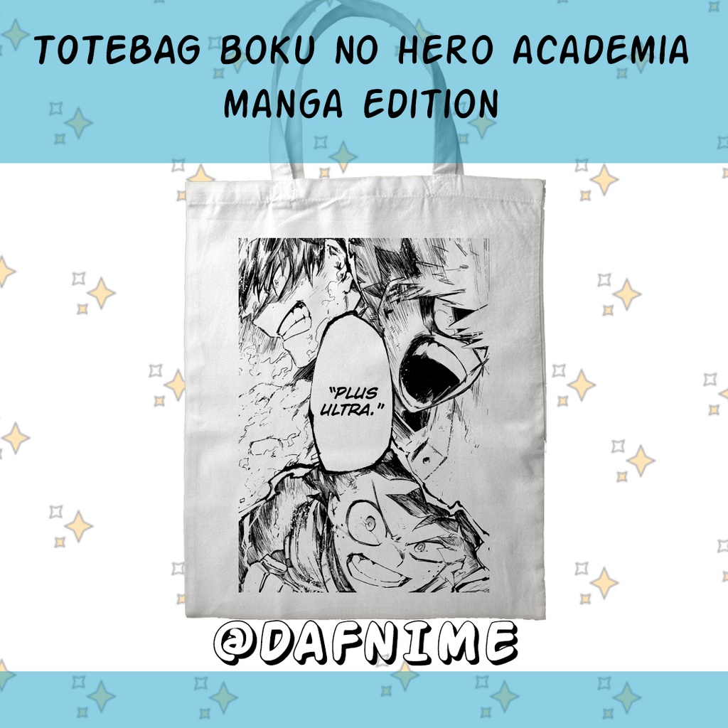 TOTEBAG ANIME BOKU NO HERO ACADEMIA MANGA EDITION