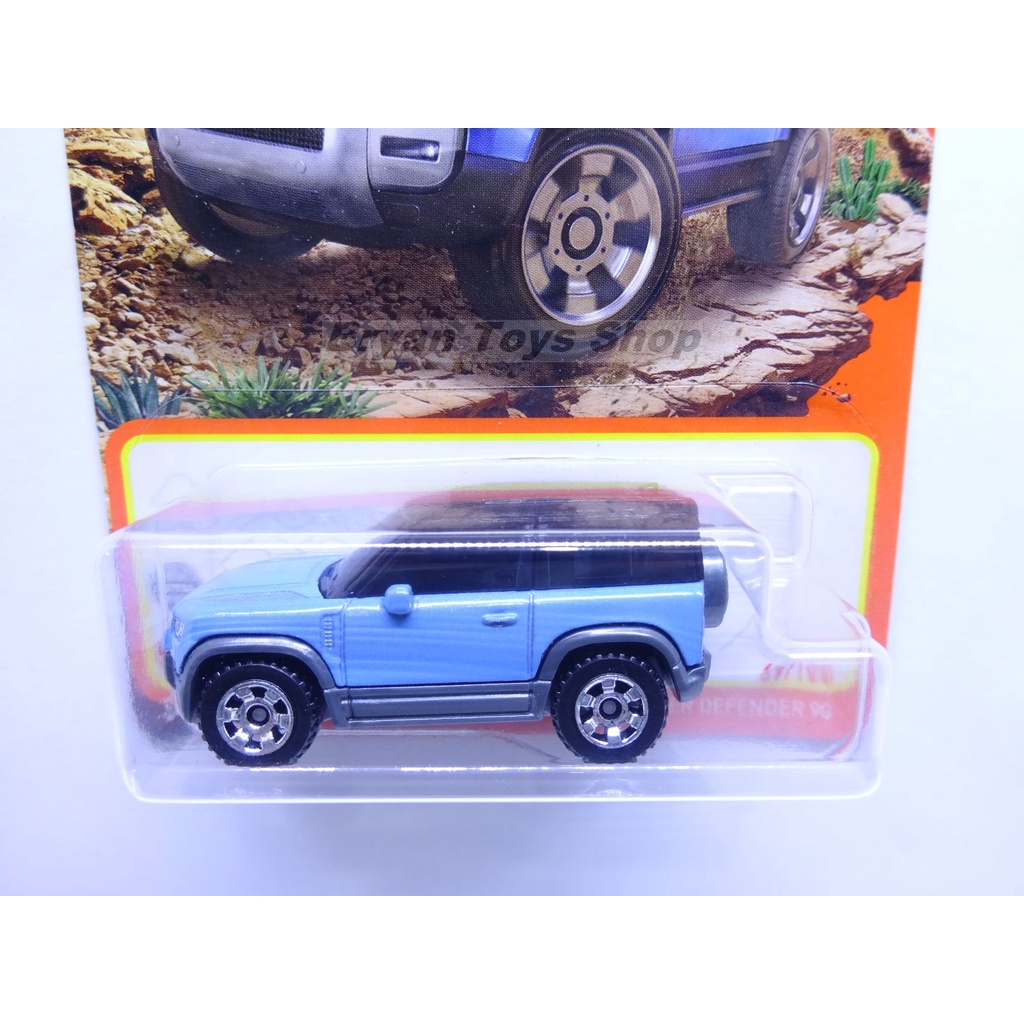 Matchbox 2020 Land Rover Defender 90 Biru Muda