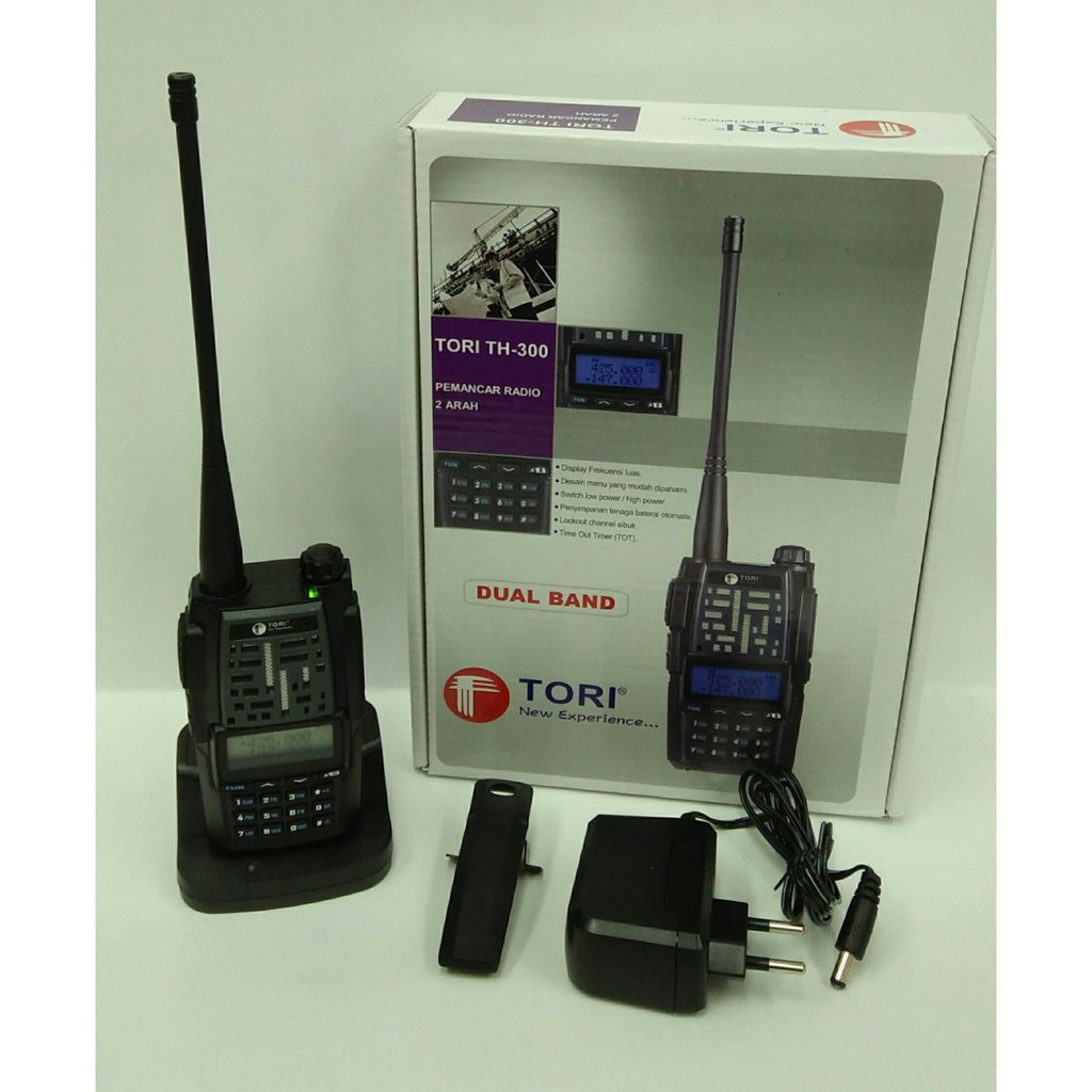 Handy Talky  HT TORI TH 300 DUAL BAND Frequency Bagus