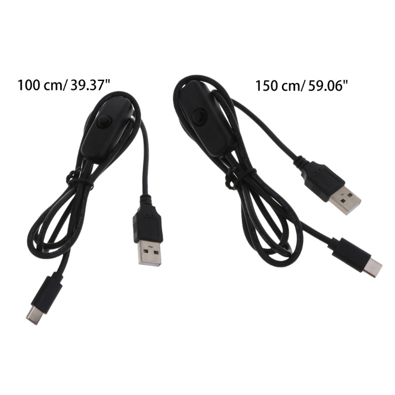 Zzz Kabel Charger USB A Ke USB Tipe C Dengan Saklar ON / Off