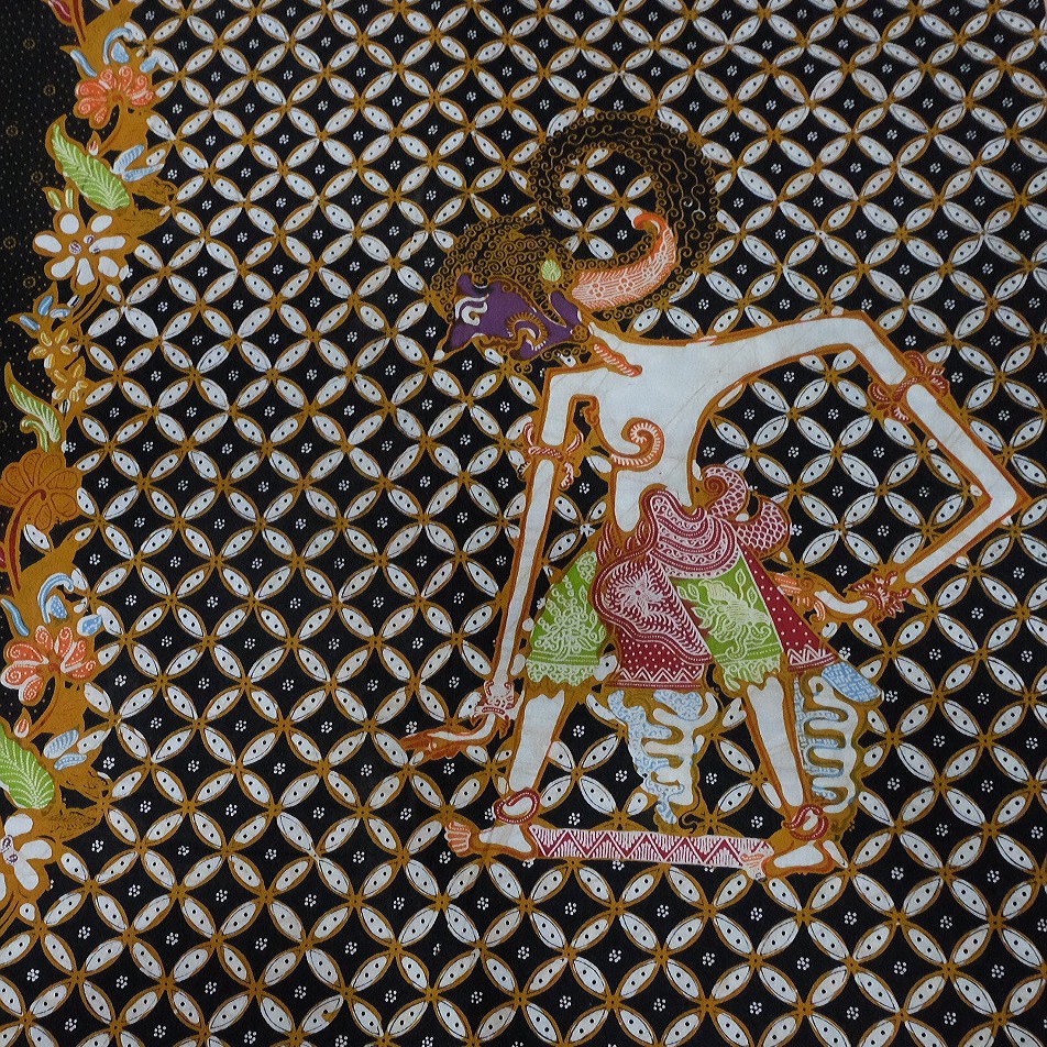 Kain Batik Tulis Solo Katun Halus Motif Wayang
