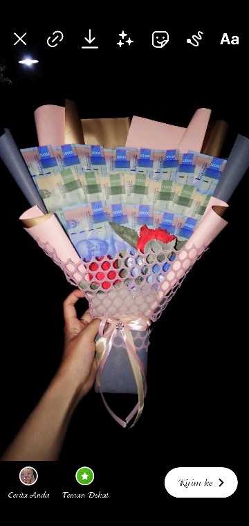 5 Lembar Plastik Bunga Mawar Valentine . Flower Plastic . Plastik Opp Bunga. Plastik Kaca Bunga.