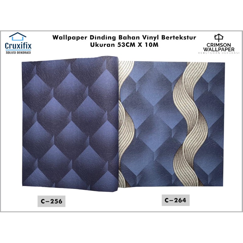 Wallpaper Dinding 3D Vinyl Premium Bertekstur