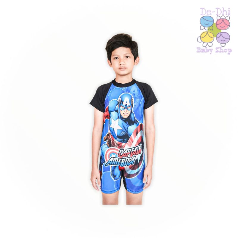 baju renang anak laki laki cowo karakter terlaris terbaru 2021 karakter marvel DC batman spiderman