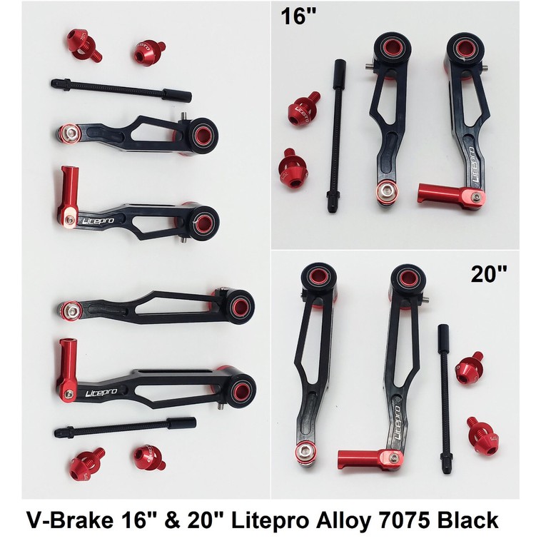 PROMO TODAY V BRAKE SEPEDA LIPAT LITEPRO 16 ALLOY