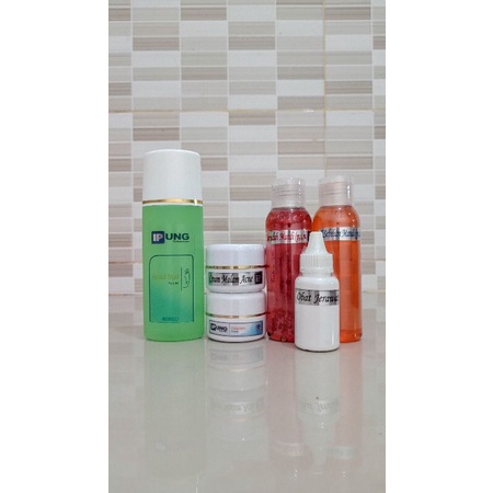 PAKET JERAWAT ACNE MERADANG AMPUH ISI 6 PICIS IP SKINCARE IPUNG ORIGINAL IPCOSMETICSCENTER