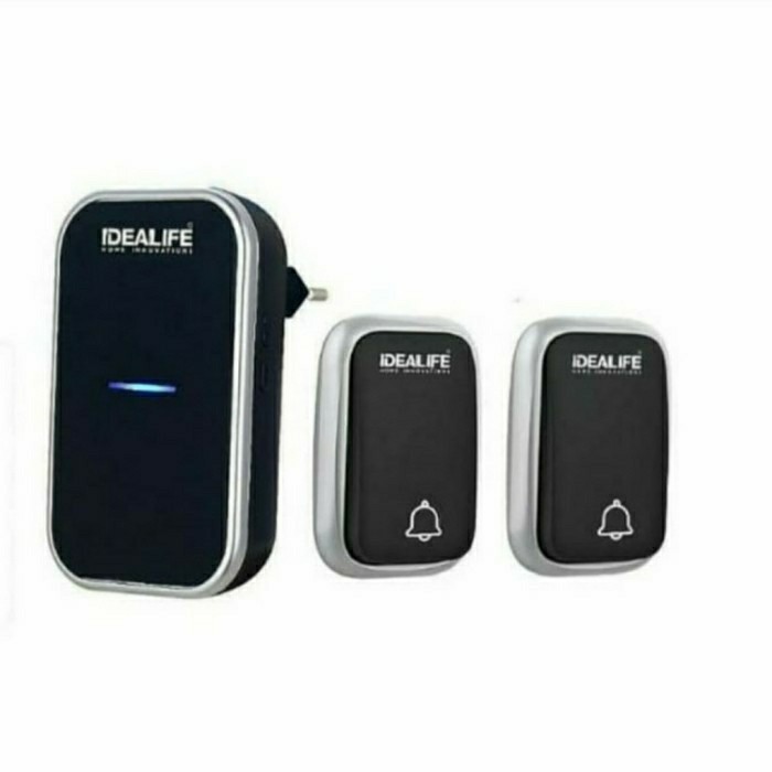 Bell Pintu Rumah Wireless 2 remote Idealife IL 295S 295 S IL295S waterproff