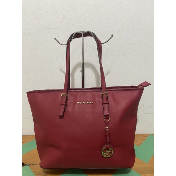 TAS PRELOVED TAS SEKEN TAS SECOND MICHAEL KORS TOTE BAG