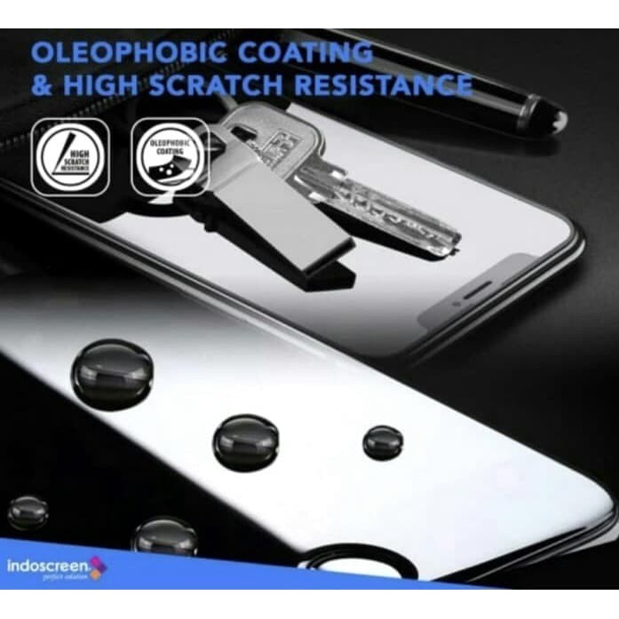 OPPO RENO 3 Hikaru Premium Full Cover Tempered Glass Anti Gores Full Cover