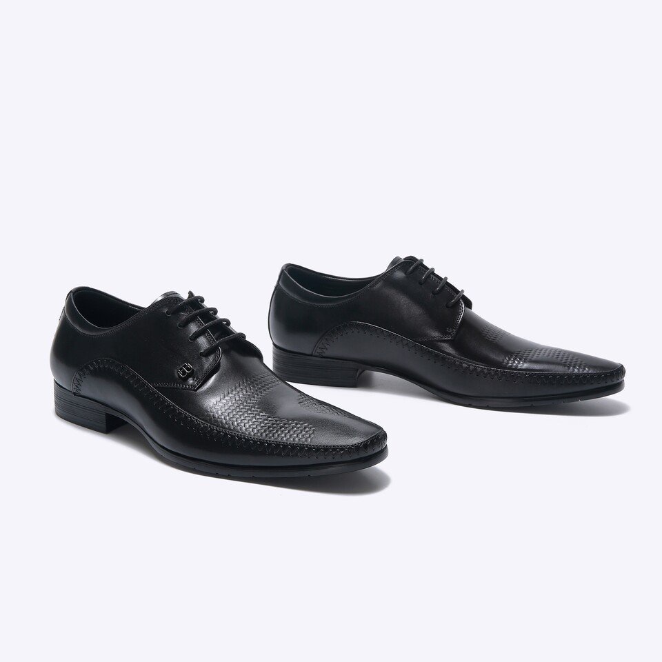 EM77 SEPATU PANTOFEL EVERBEST PRIA ORIGINAL FORMAL KULIT ASLI HITAM