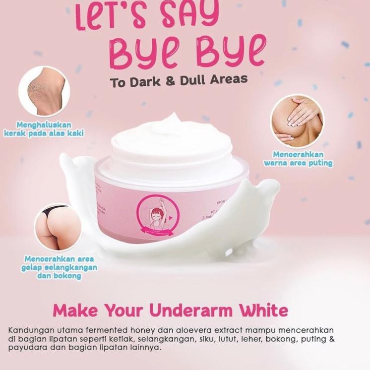 ➭ Underarm MS Glow - Pemutih Ketiak dan Selangkangan Hitam by MSGlow Skincare - Kemasan Baru ✾