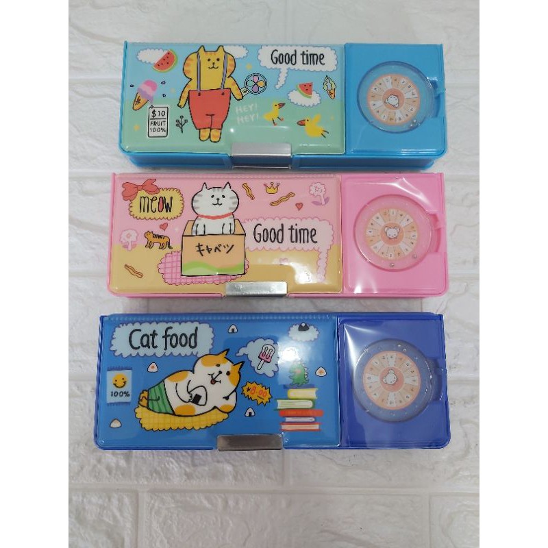 

tempat pensil magnet + mainan kompas